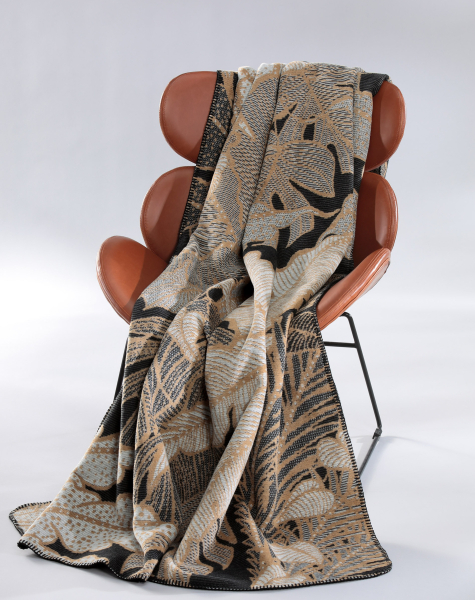 Biederlack Wohn- und Kuscheldecke 'Leavy Luxe' 150 x 200 cm Grau